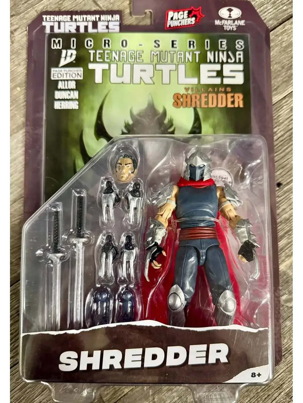 McFarlane Teenage Mutant Ninja Turtles Page Punchers Figures Full-Set Bundle IDW